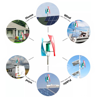 VWAT উল্লম্ব অক্ষ বায়ু টারবাইন 2KW 3KW 48V 96V উল্লম্ব বায়ু টারবাইনের প্রকারগুলি