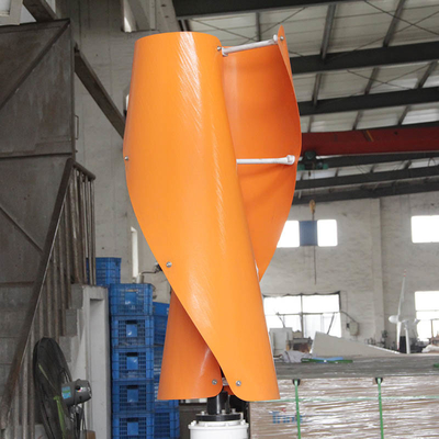 বাড়ির জন্য 24V 48V স্পাইরাল উইন্ড টারবাইন 800W 1000W উল্লম্ব স্পাইরাল উইন্ড পাওয়ার টারবাইন জেনারেটর