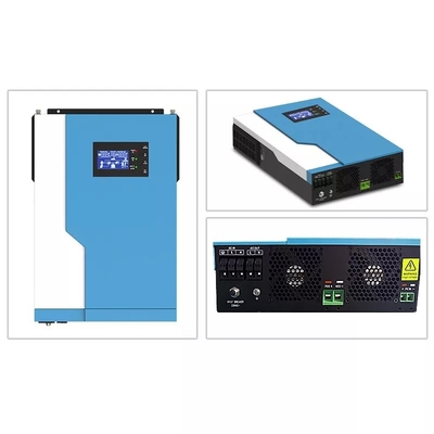 MPPT 100 Amp হাইব্রিড সোলার ইনভার্টার 5.5KW 24V 48V অন অফ গ্রিড হাইব্রিড ইনভার্টার