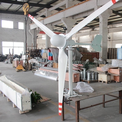 আধুনিক শৈলী অনুভূমিক বায়ু টারবাইন জেনারেটর 3KW 5KW 48V 96V 220V বাড়ির ব্যবহারের জন্য