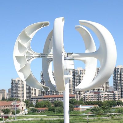 R টাইপ বিকল্প শক্তি বায়ু টারবাইন 200W উল্লম্ব বায়ু টারবাইন কিট 12V 24V IP54